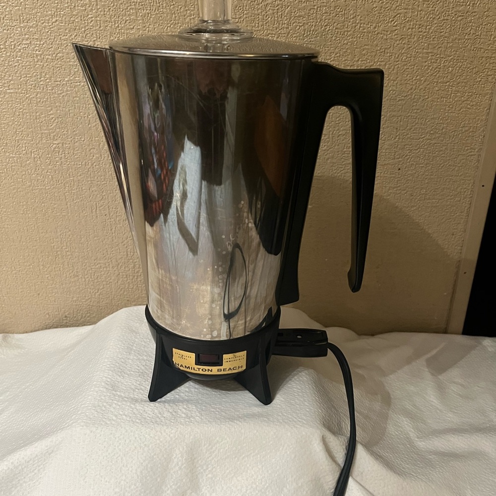 Vintage Hamilton Beach Electric Percolator/Coffee Pot